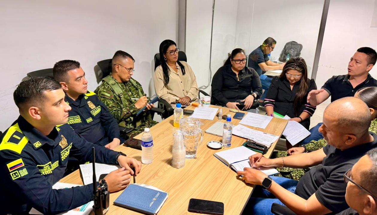 Consejo de seguridad realizado en la Alcaldía de Malambo. 