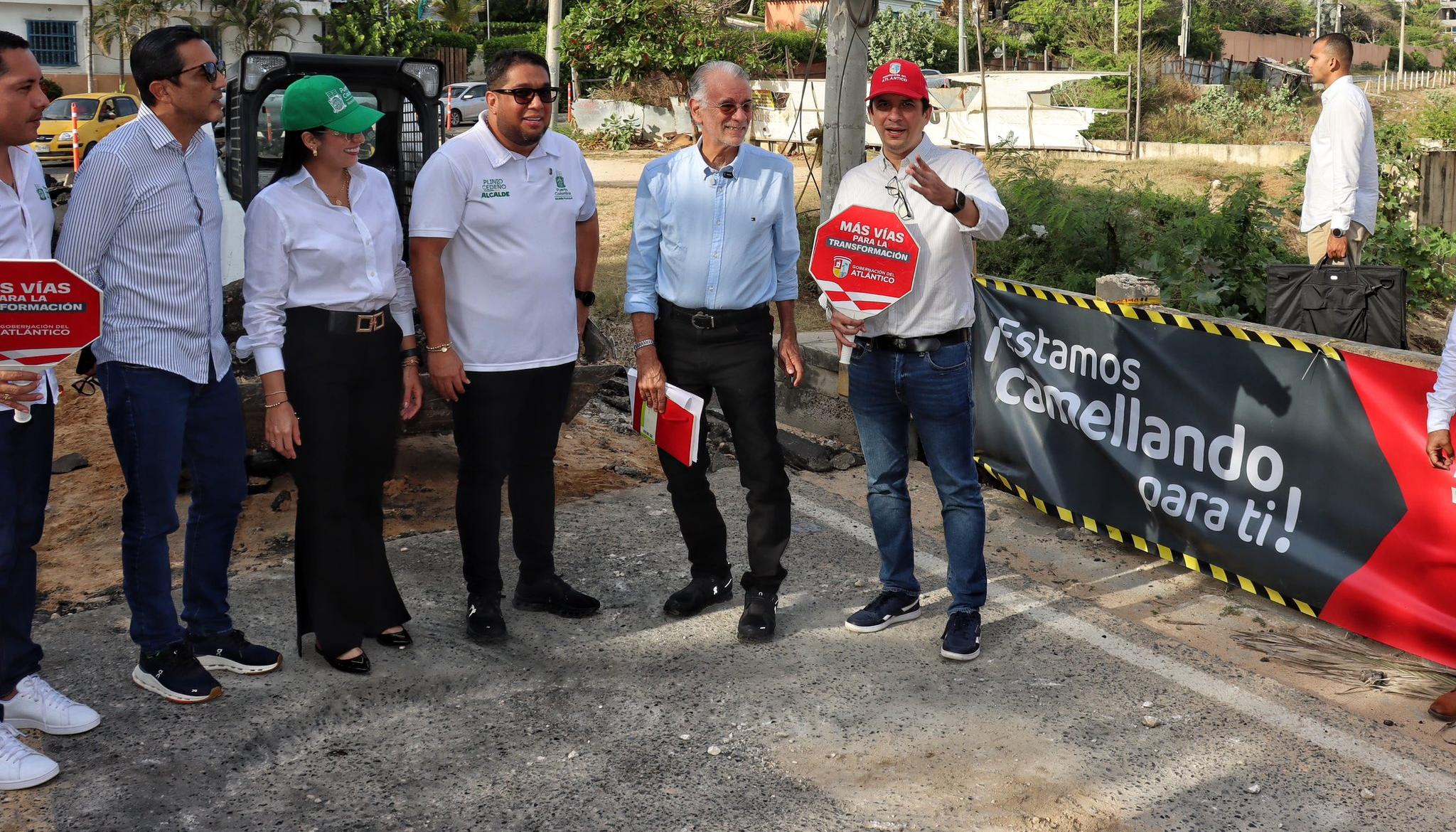 El Gobernador del Atlántico, Eduardo Verano, dio inicio a las obras.