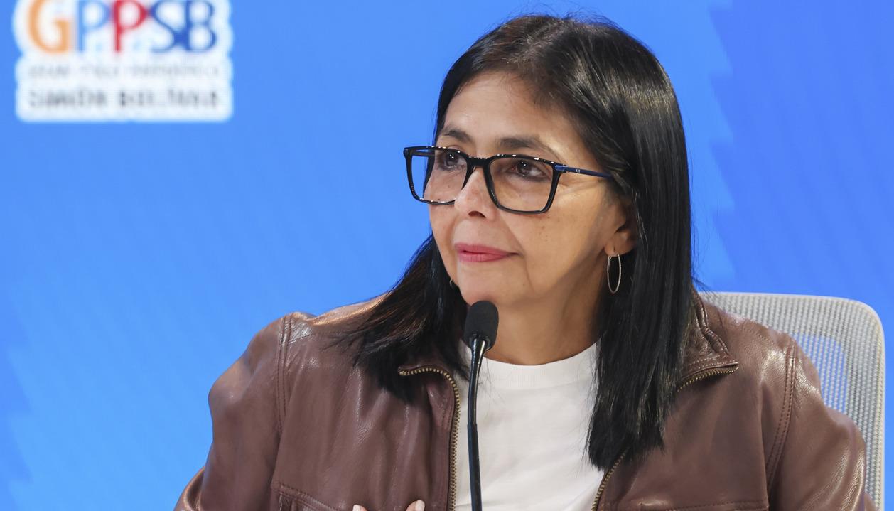 La presidenta encargada de Venezuela, Delcy Rodríguez