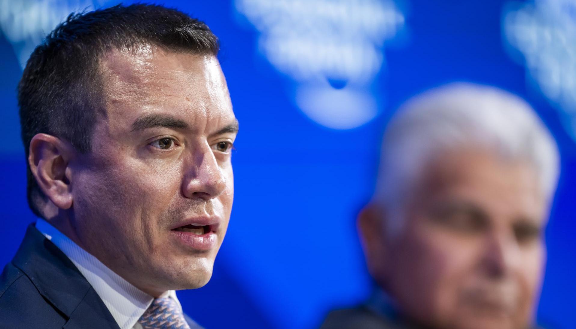 Daniel Noboa, presidente de Ecuador. 