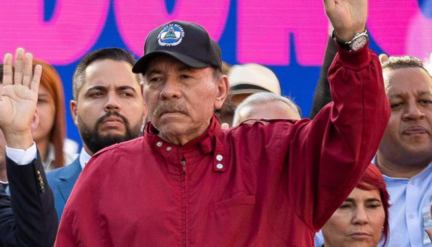 Daniel Ortega, presidente de Nicaragua. 