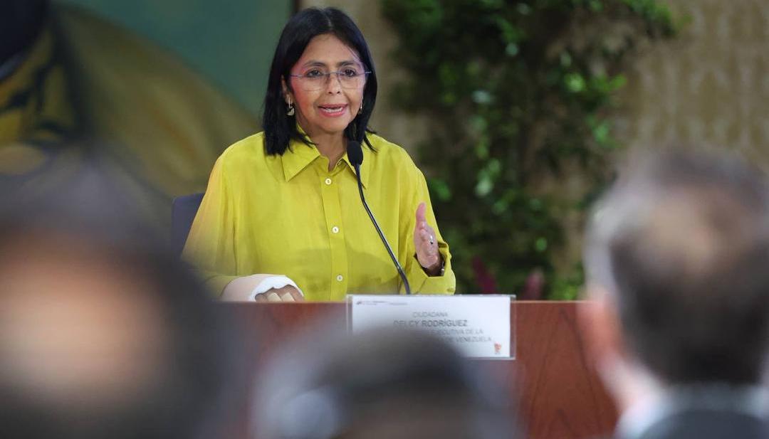 La vicepresidenta de Venezuela, Delcy Rodríguez.