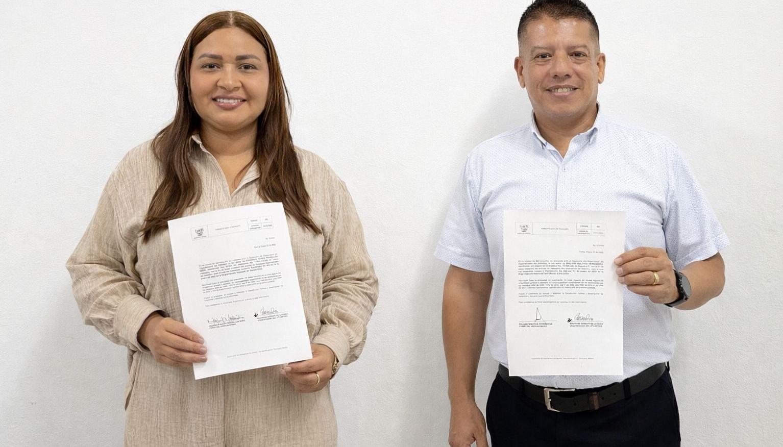 Magdelis María Mogollón Seña y William Malpica Hernández.  