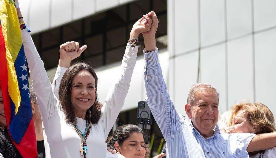 María Corina Machado y Edmundo González.