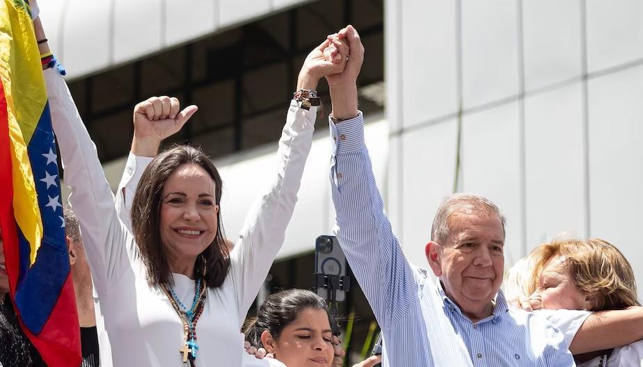 María Corina Machado y Edmundo González.