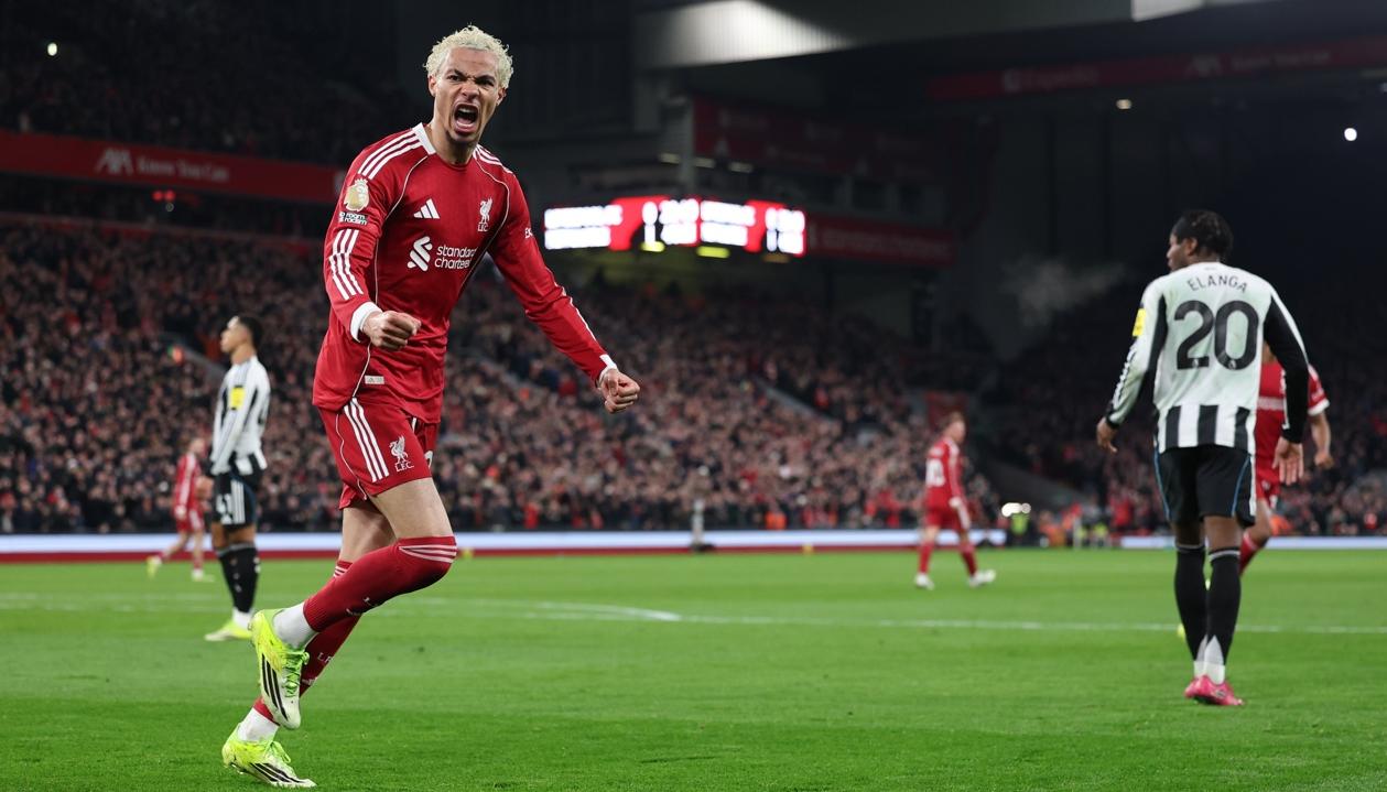 El jugador del Liverpool Hugo Ekitike.