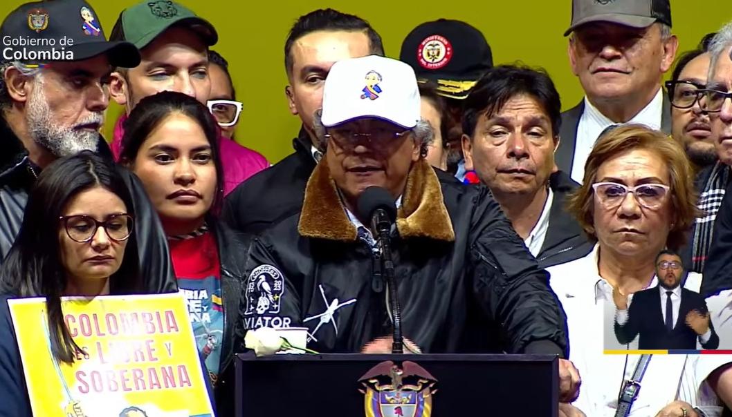 El Presidente Gustavo Petro.