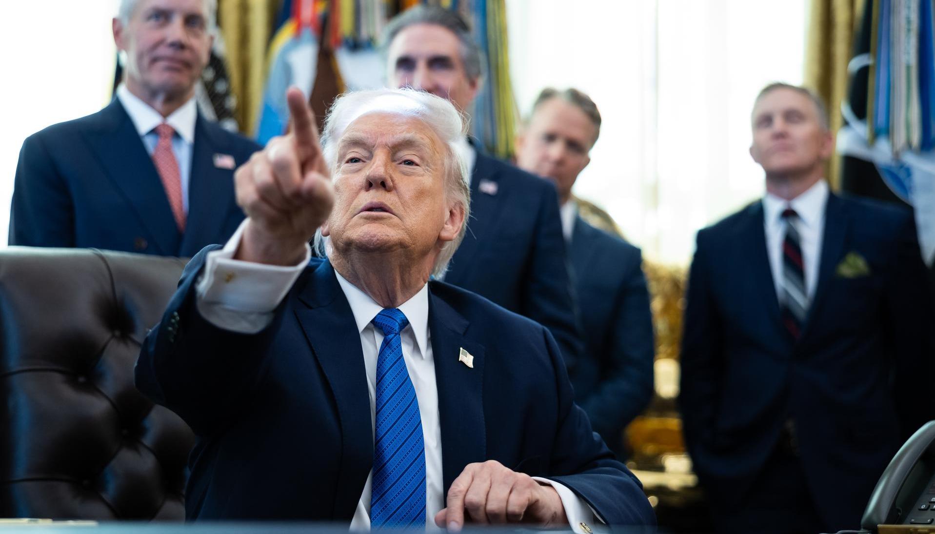 El Presidente de Estados Unidos, Donald Trump.