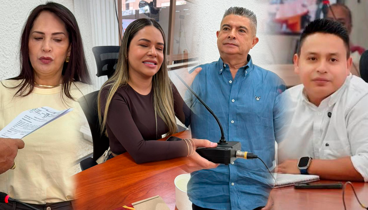 Maria Auxiliadora Henriquez, Cinthya Pérez, Juan José Vergara , Andrés Ballesteros 