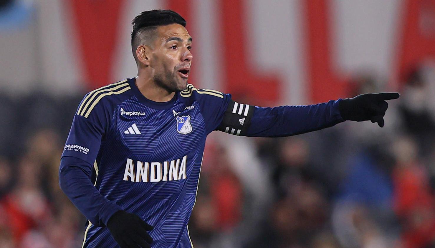 Radamel Falcao, delantero de Millonarios.