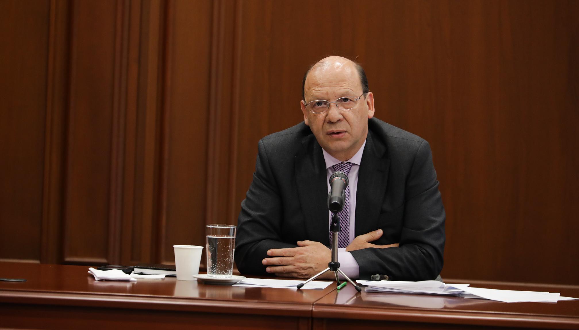 Germán Ávila, ministro de Hacienda.