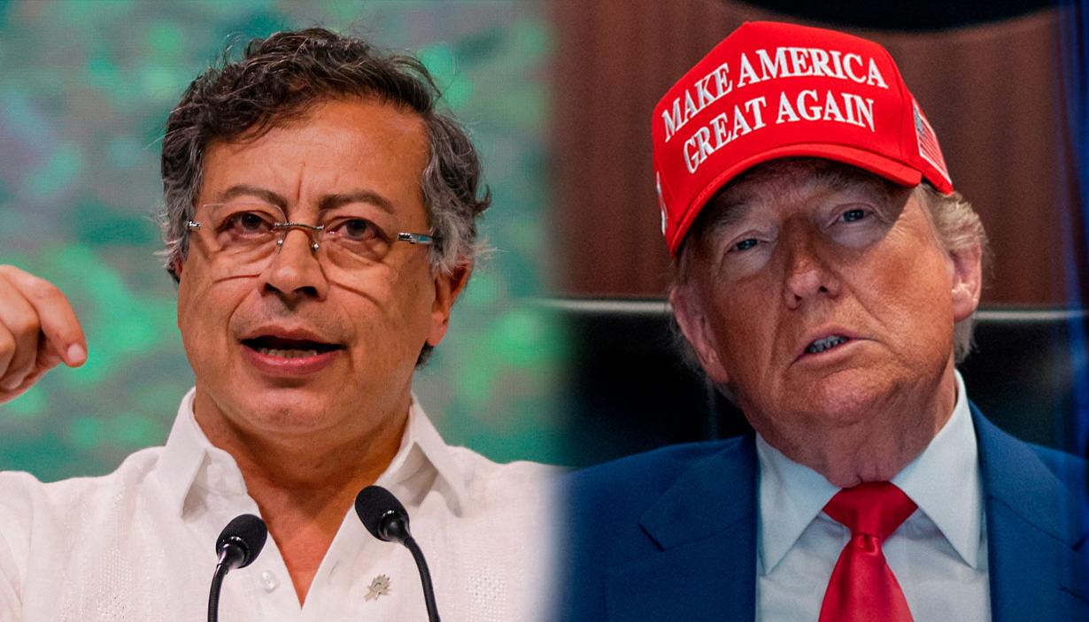 Gustavo Petro -  Donald Trump.