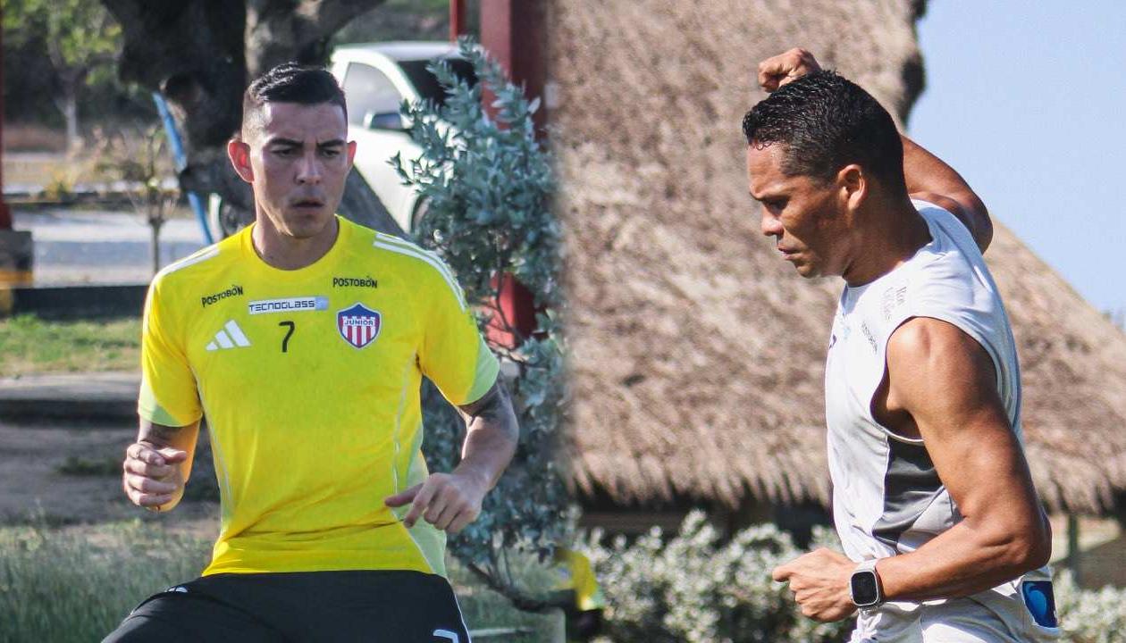 Harold Rivera y Carlos Bacca.