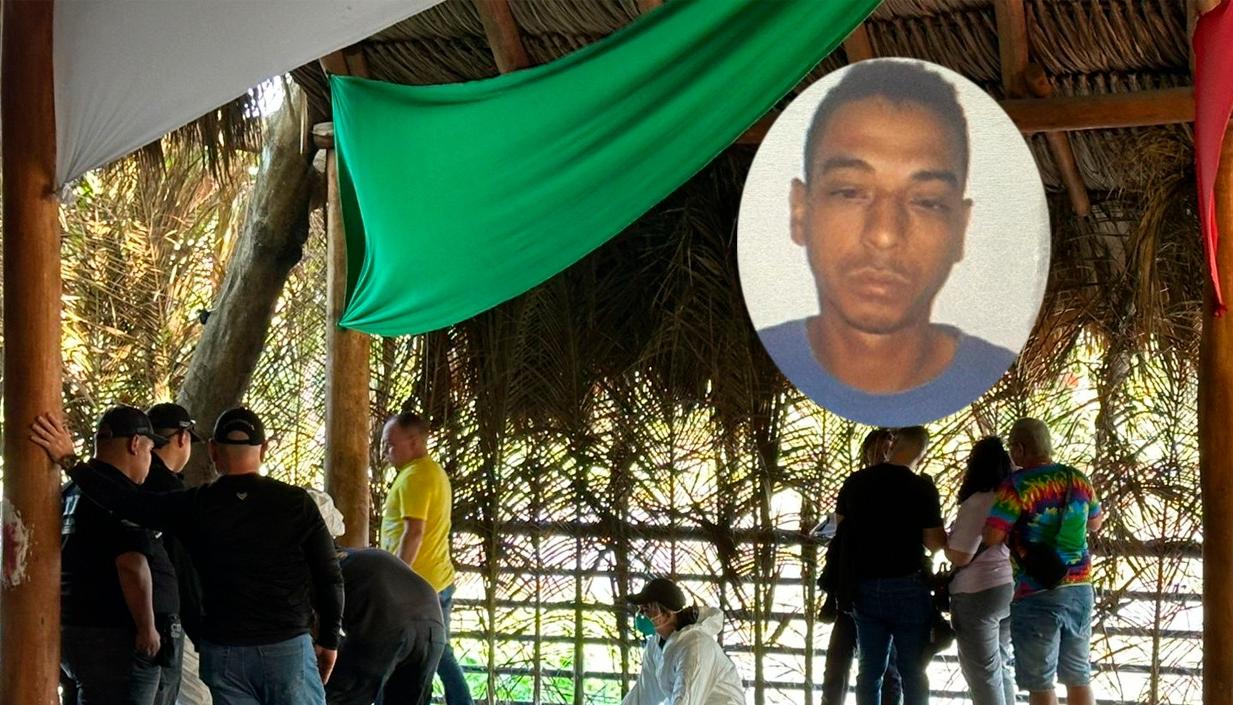 Harold Andrés Romero García fue asesinado esta tarde en el mencionado restaurante. 