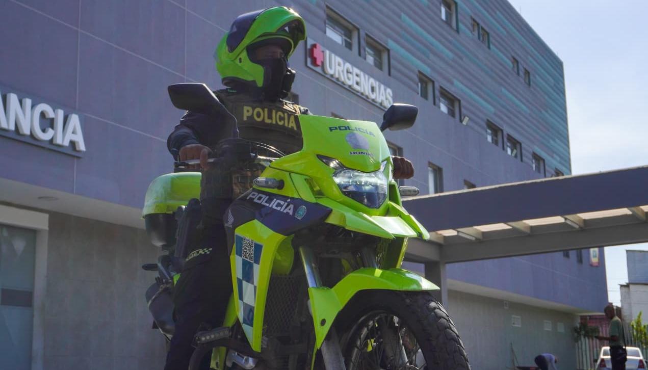 Uno de los heridos fue trasladado al Hospital General de Barranquilla. 