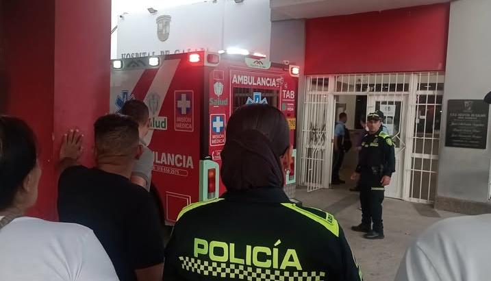 Los hermanos fueron llevados inicialmente al Hospital de Galapa.