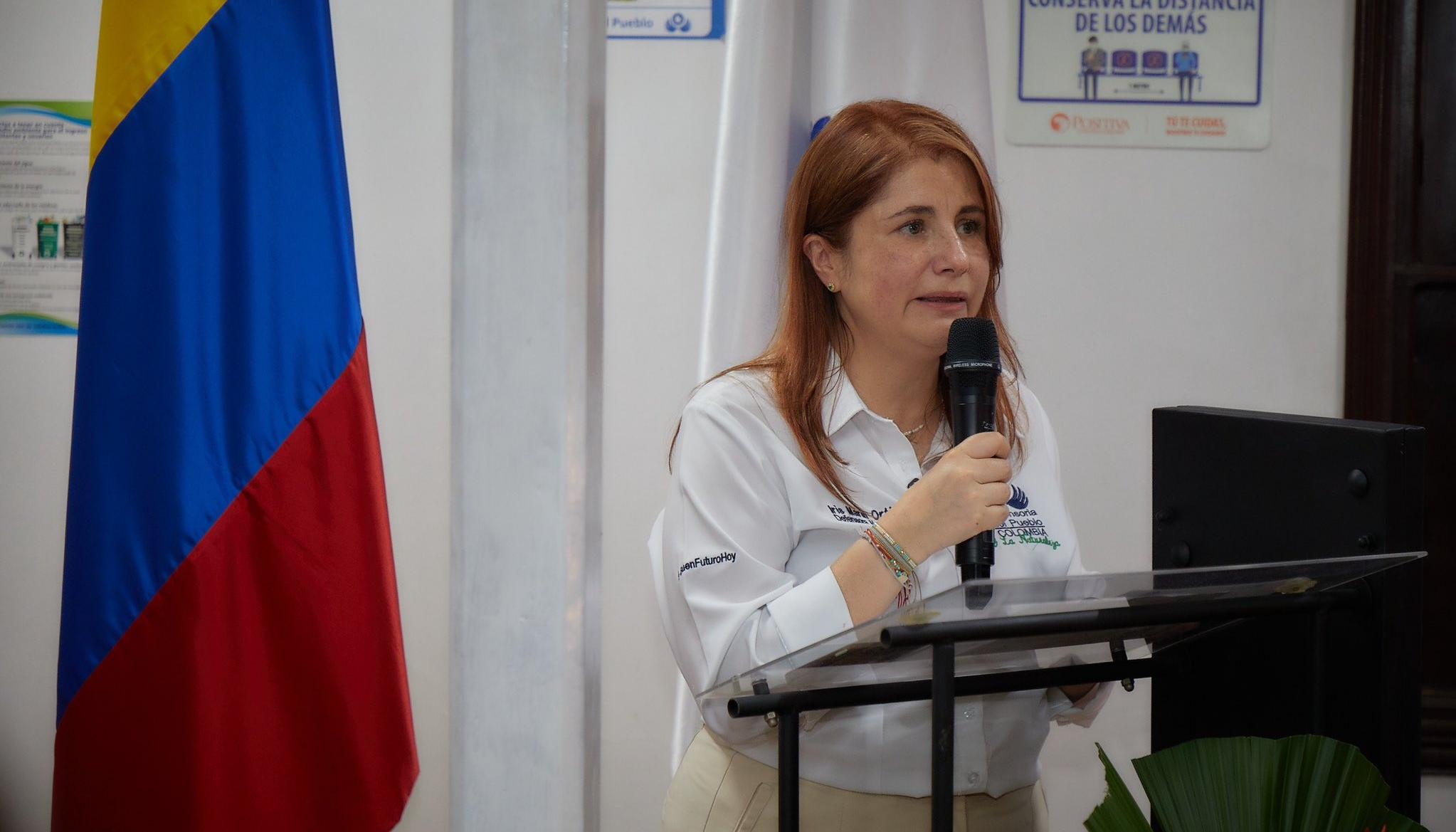 Iris Marín Ortiz, defensora del Pueblo.