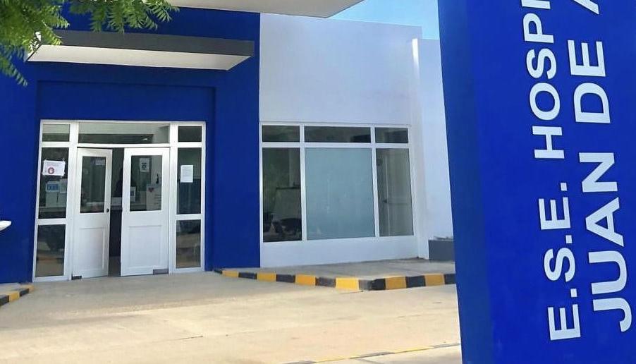 El hombre herido en el ataque a bala fue llevado al Hospital de Juan de Acosta. 