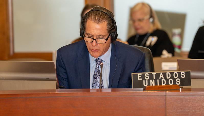 El embajador estadounidense Leandro Rizzuto.