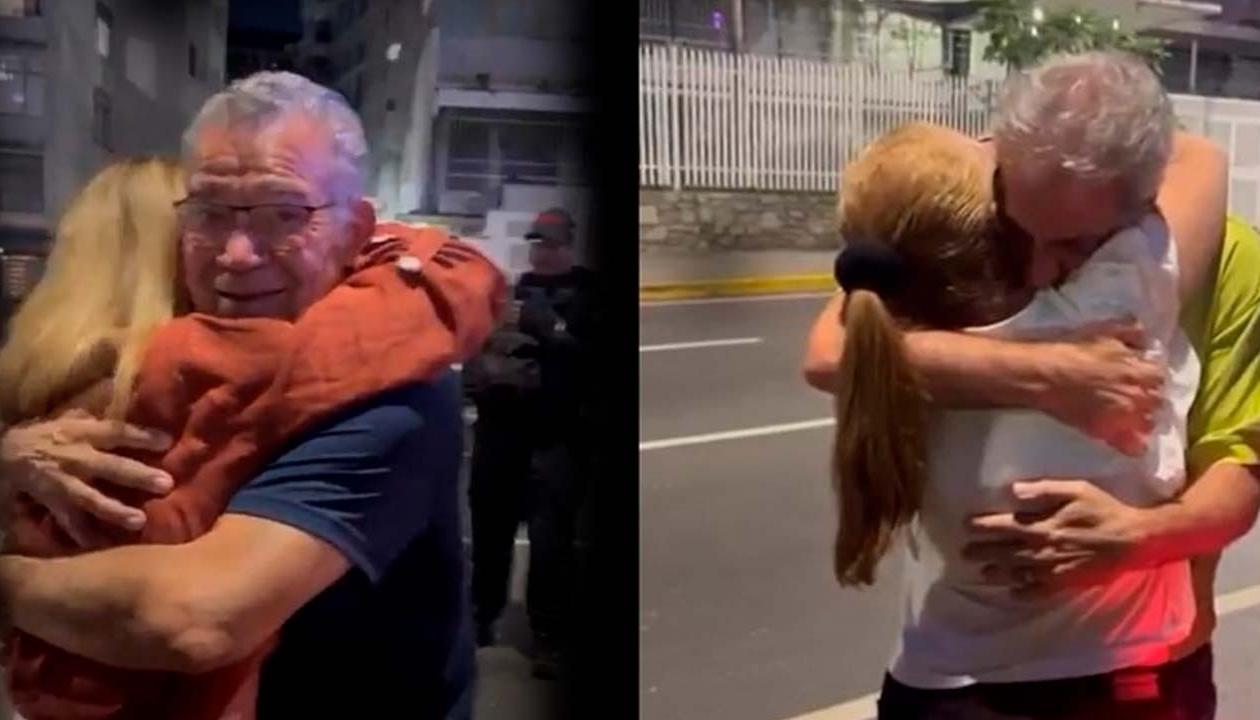 El excandidato Enrique Márquez y el dirigente Biagio Pilieri.