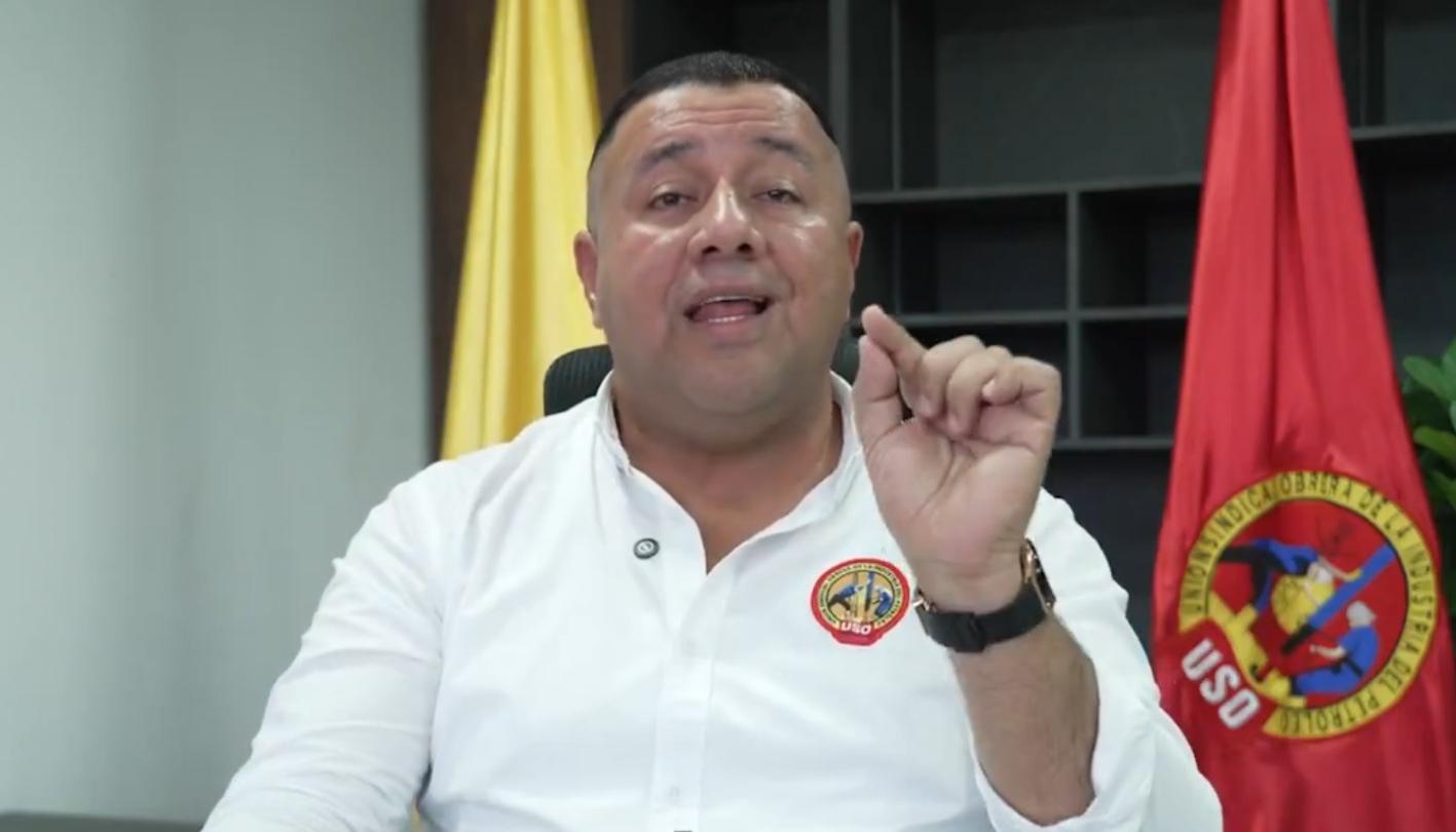 Martín Ravelo, presidente de la Unión Sindical Obrera (USO).