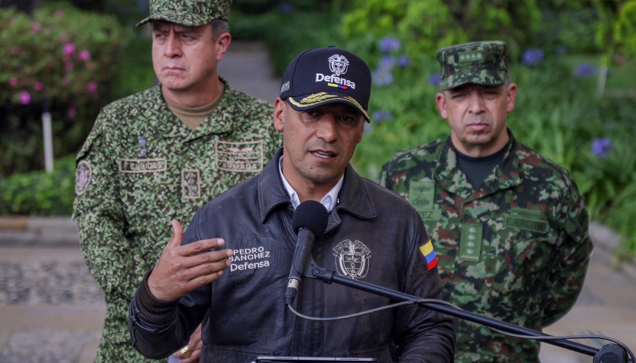 El ministro de Defensa de Colombia, Pedro Sánchez Suárez.