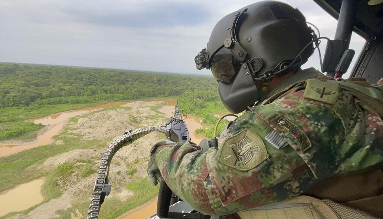 El operativo fue realizado por las Fuerzas Militares. 