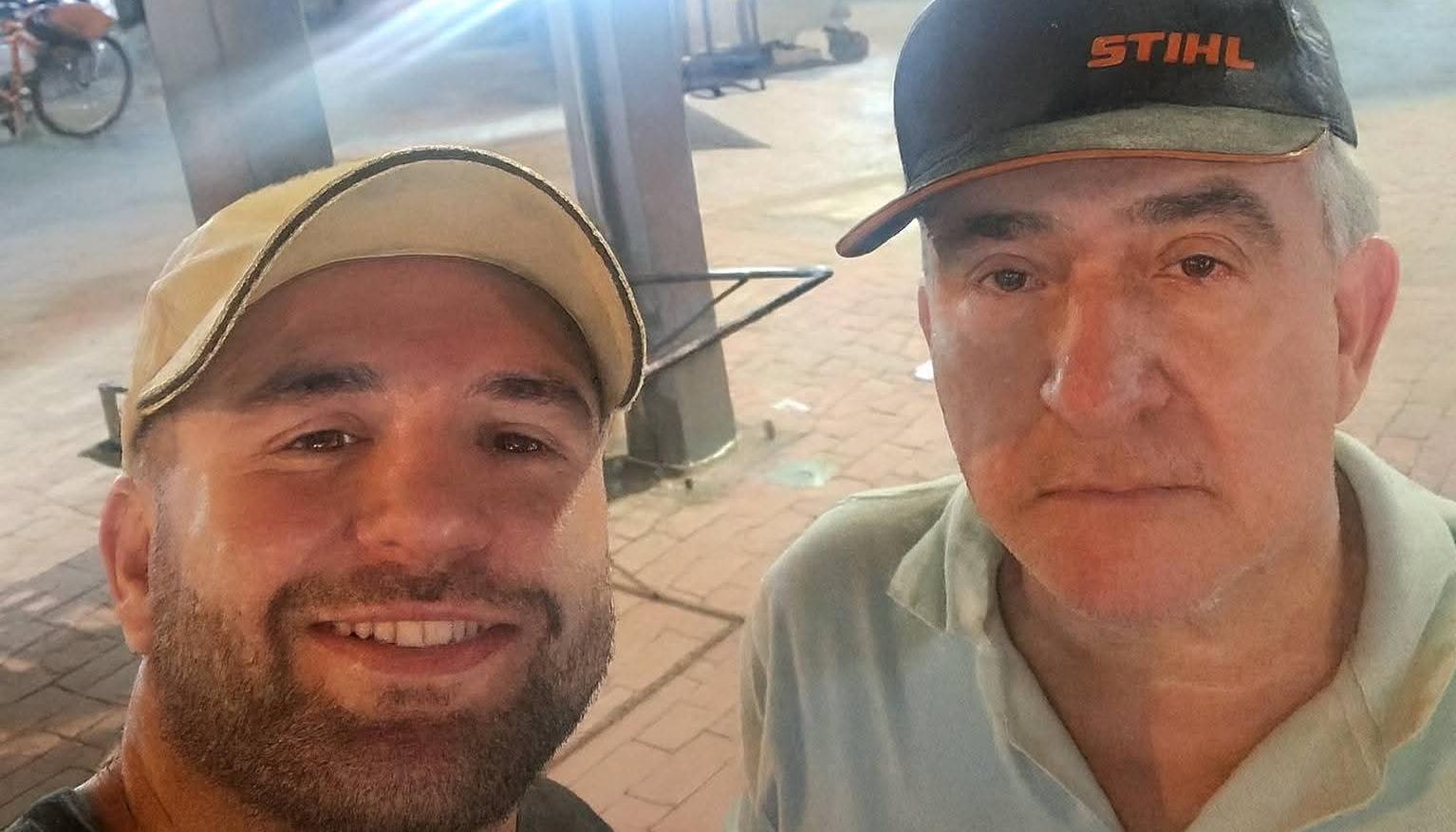 Oscar Arévalo y su hijo, Juan Diego Arévalo 