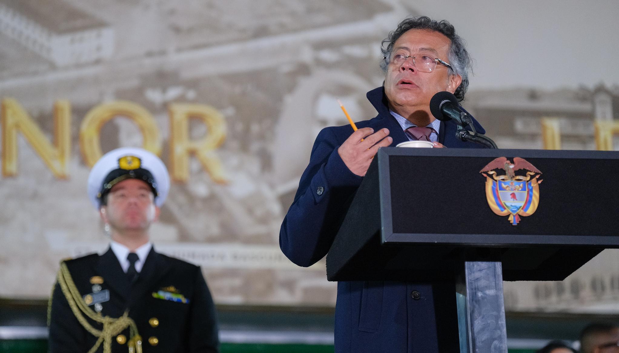 El Presidente colombiano, Gustavo Petro.