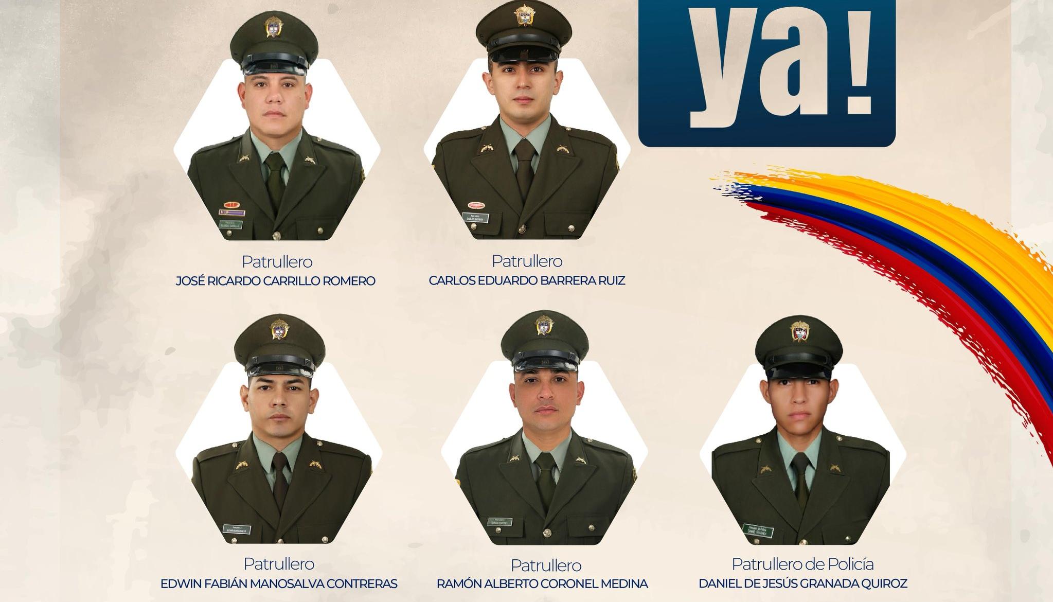 Policías secuestrados.