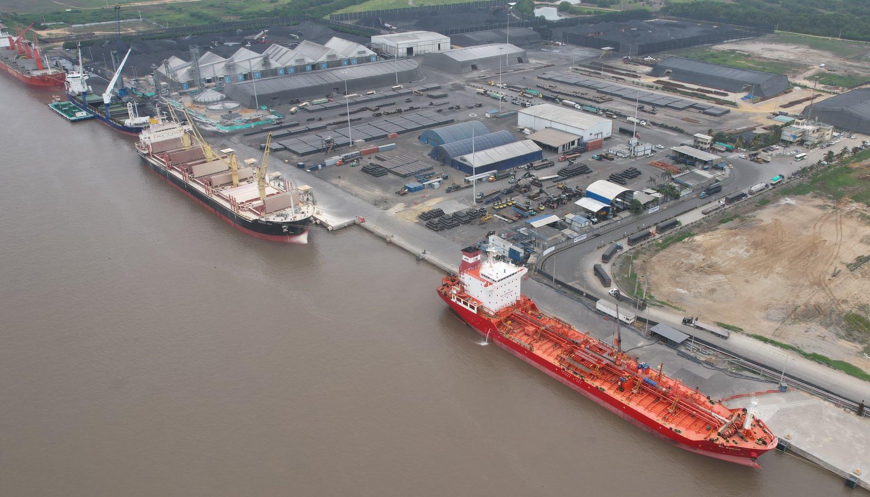 Imagen del Puerto de Barranquilla.