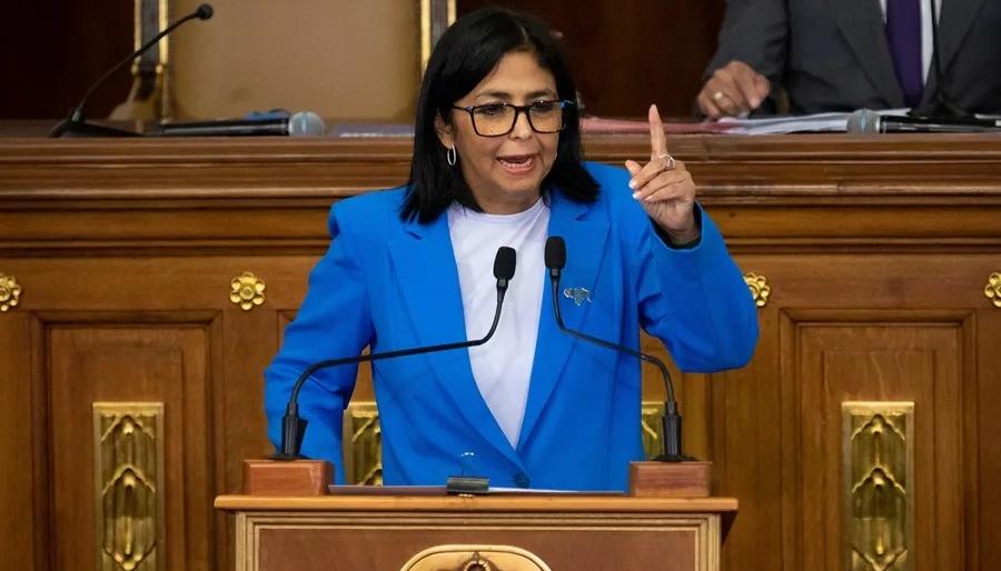 La presidenta encargada de Venezuela, Delcy Rodríguez.