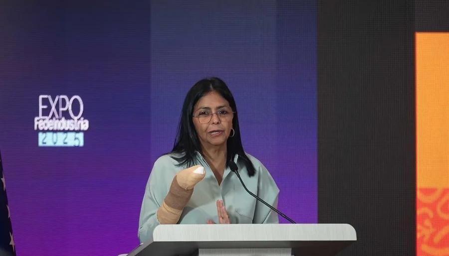 La vicepresidenta ejecutiva de Venezuela, Delcy Rodríguez.