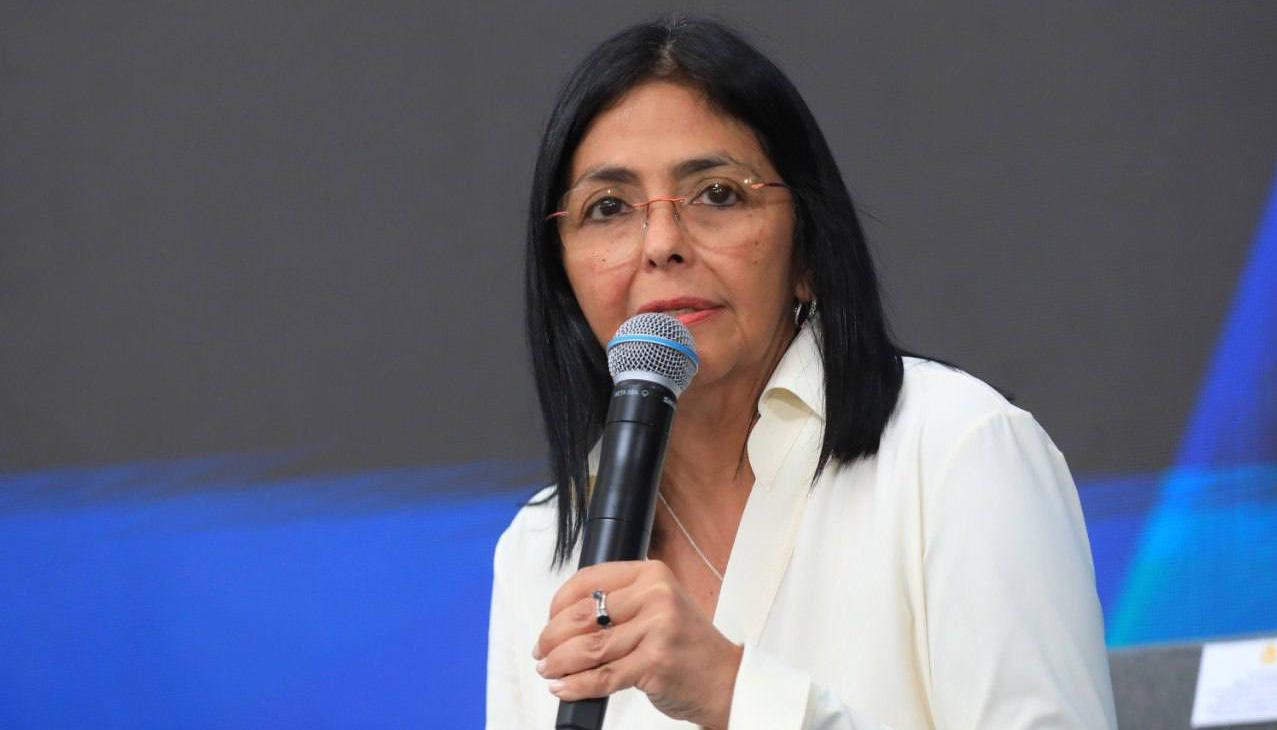 La presidenta encargada de Venezuela, Delcy Rodríguez.