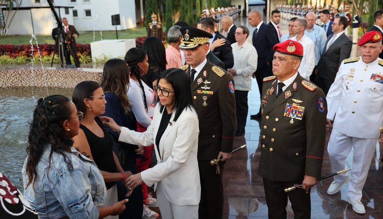 La presidenta encargada de Venezuela, Delcy Rodríguez.