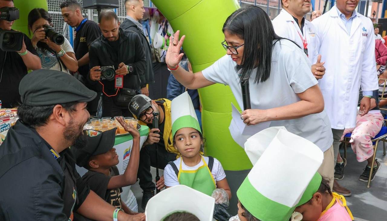 La presidenta encargada de Venezuela, Delcy Rodríguez.