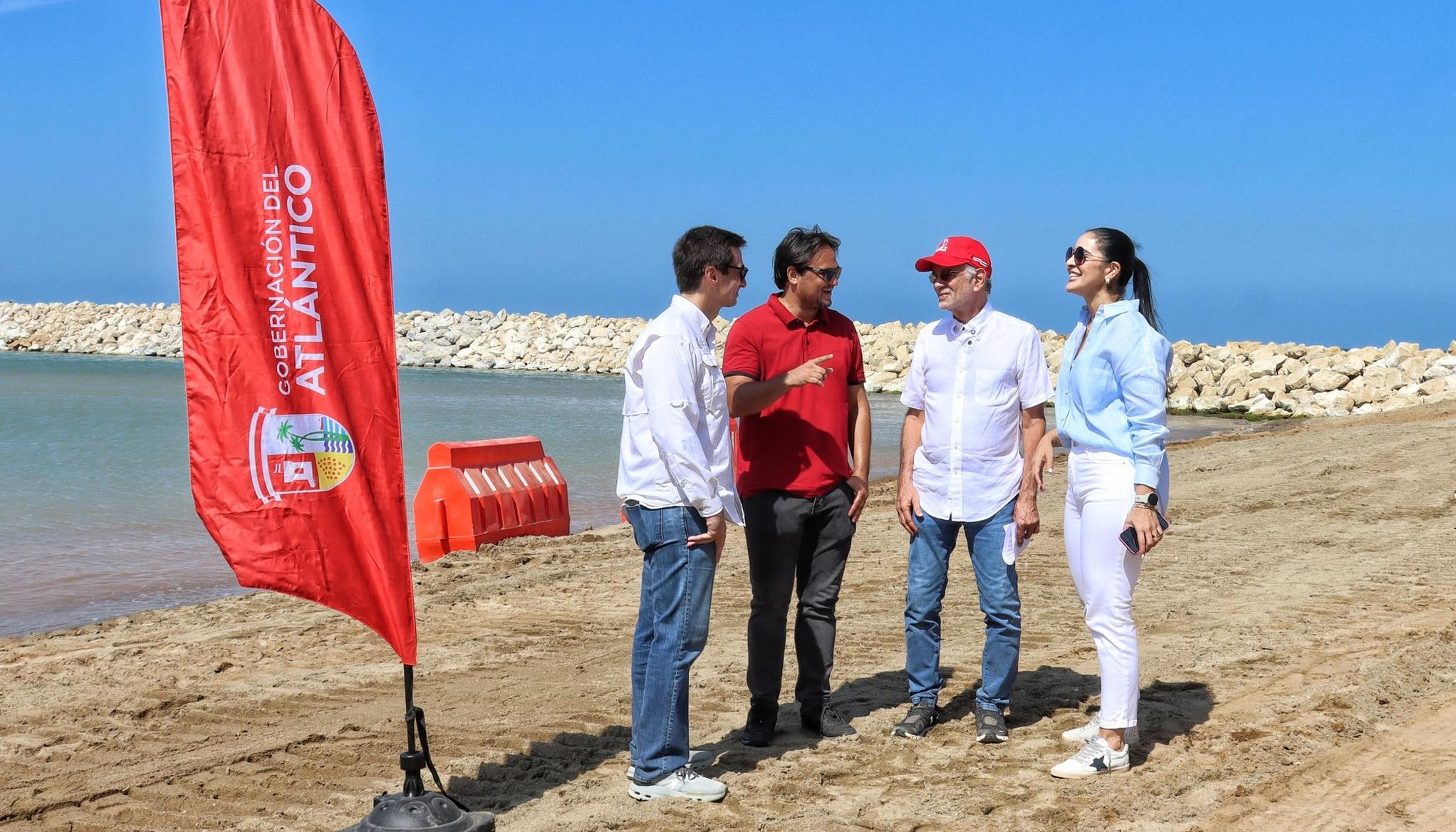 Gobernador Verano en la inspección de las obras en Santa Verónica.