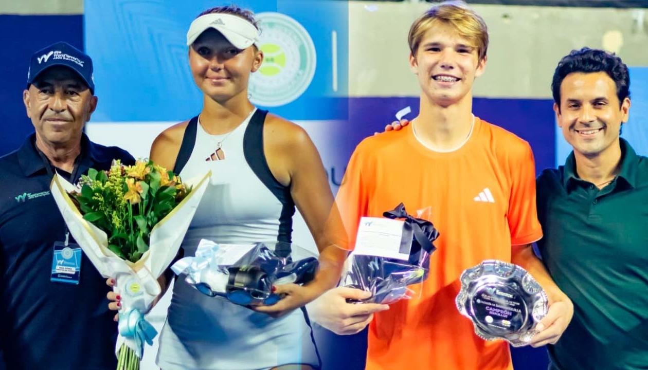 Olivia Traynor y Michael Antonius.