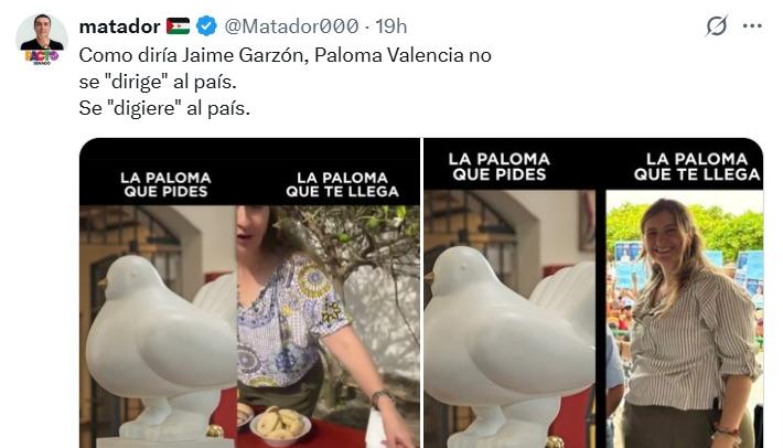 El trino publicado por el caricaturista Matador.