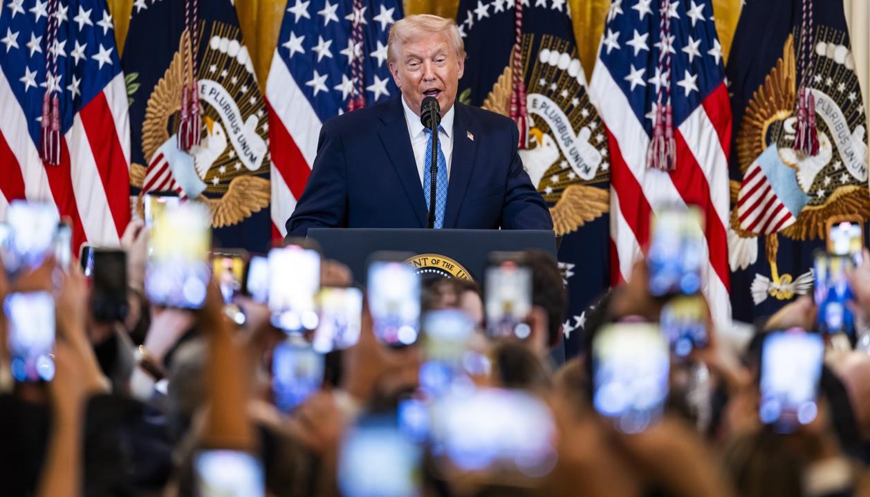 El Presidente de Estados Unidos, Donald Trump.