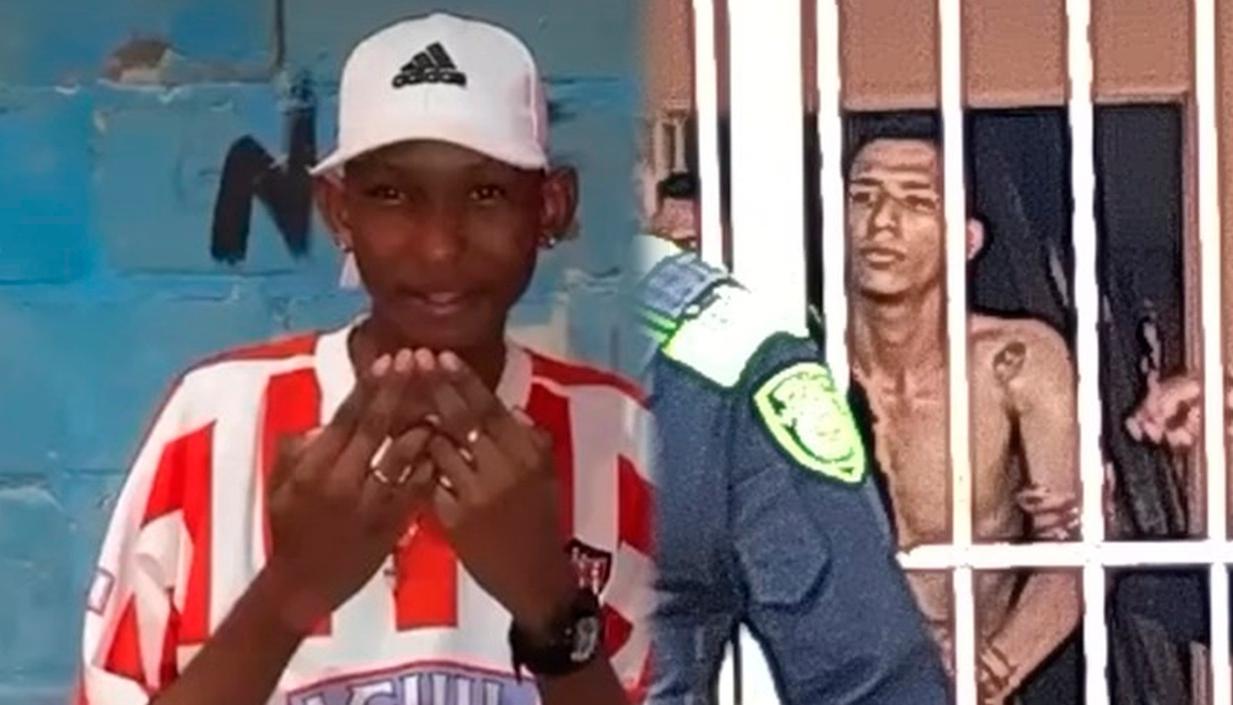 Ángelo Rafael Pacheco Pacheco, víctima, y Michell De Leones Martínez, victimario. 