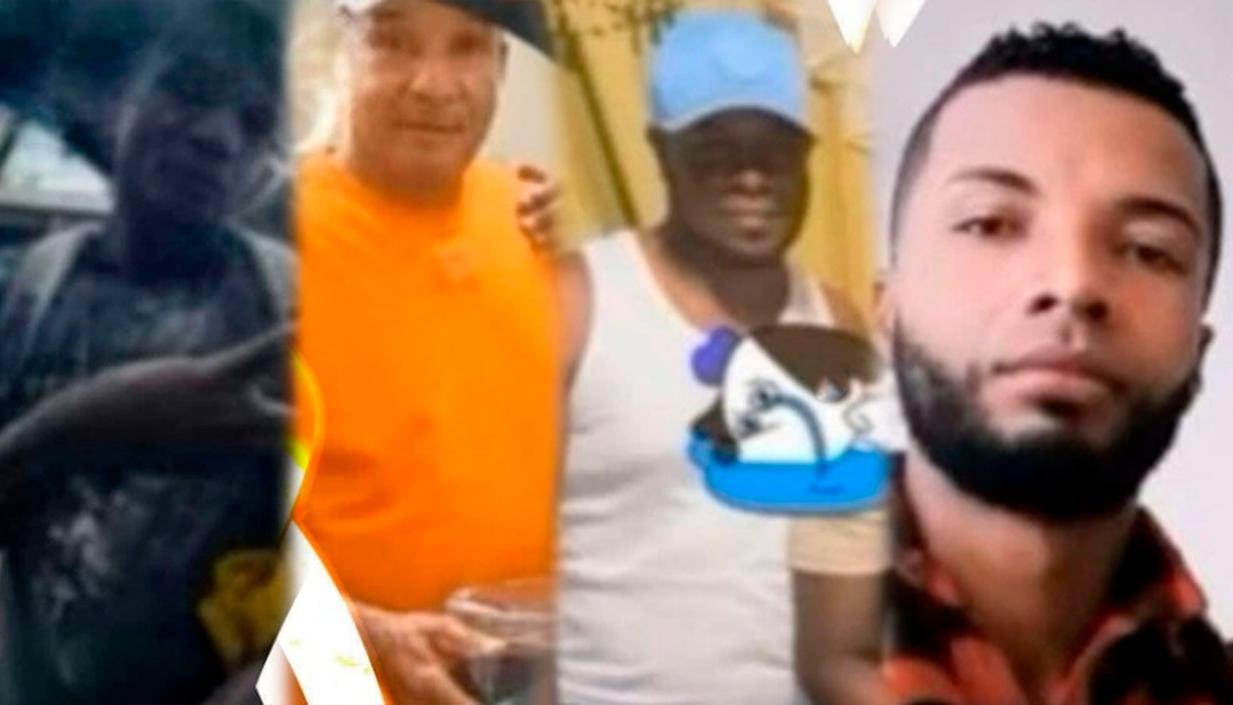 Víctimas de la masacre. 