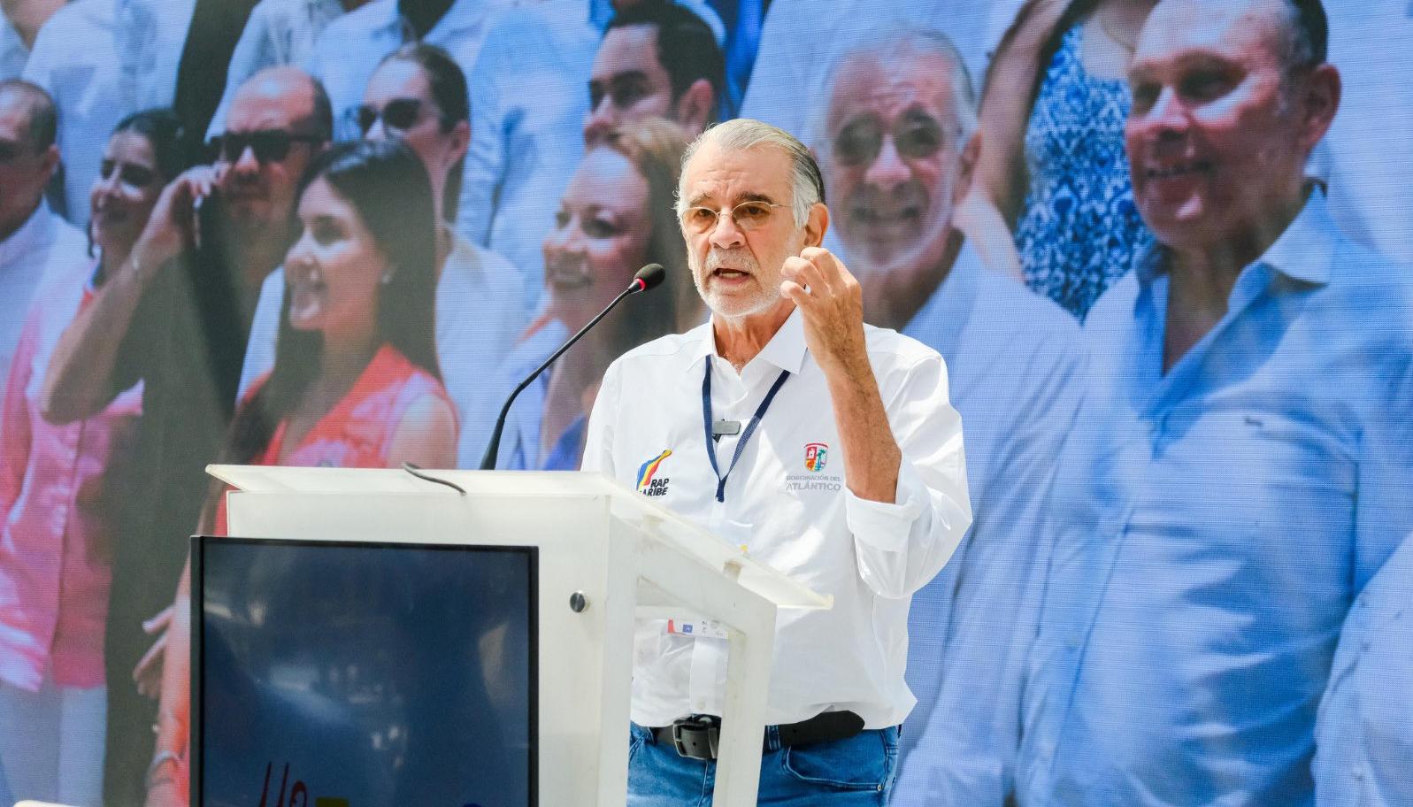 El Gobernador del Atlántico, Eduardo Verano.