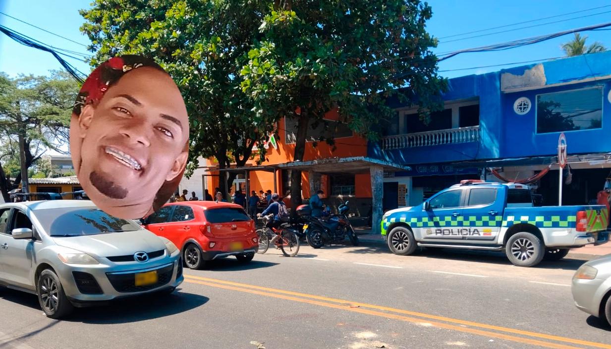 Wilson Jiménez Caro y el lugar donde se registró el hecho. 