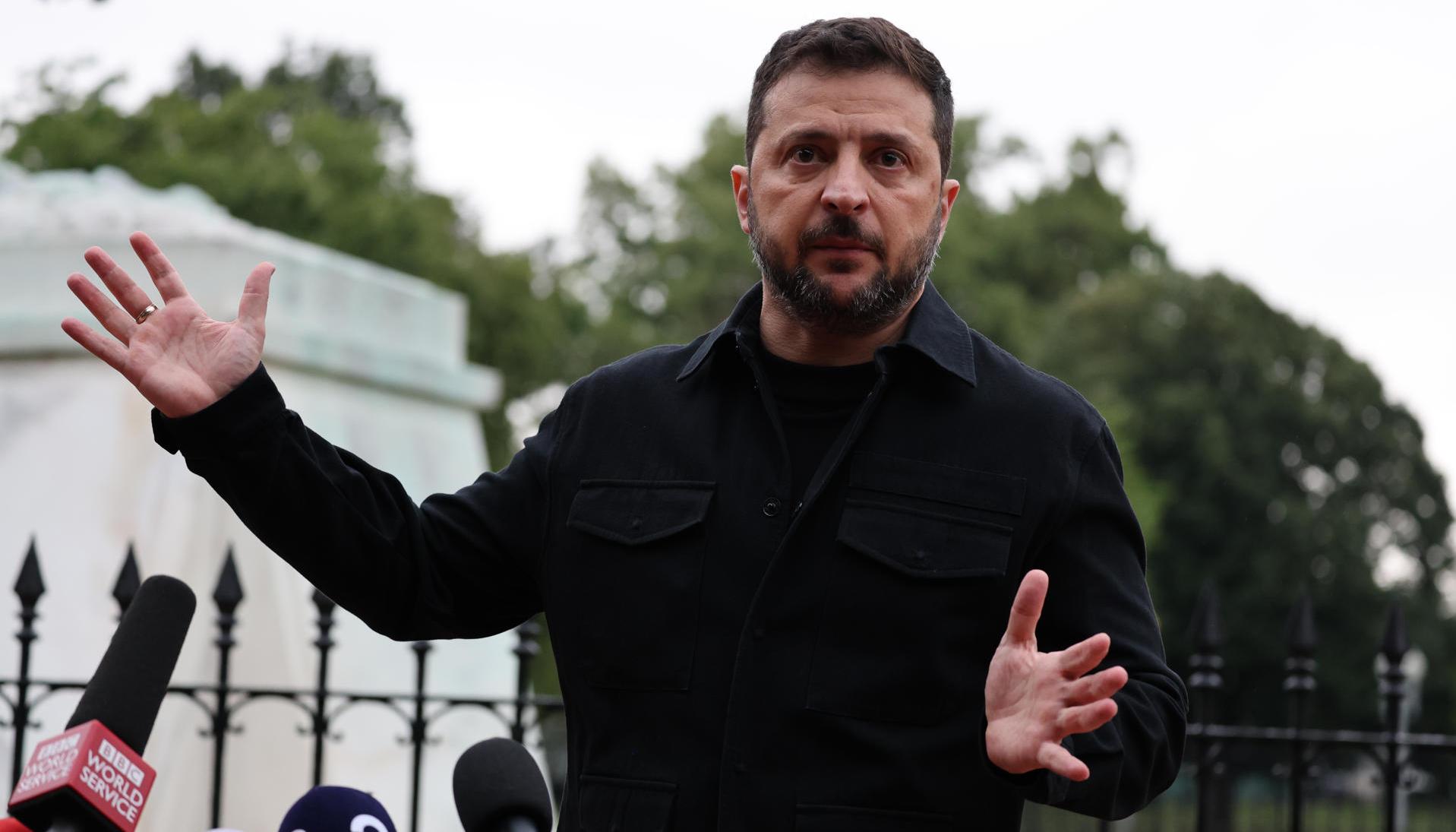 Volodímir Zelenski, Presidente de Ucrania.