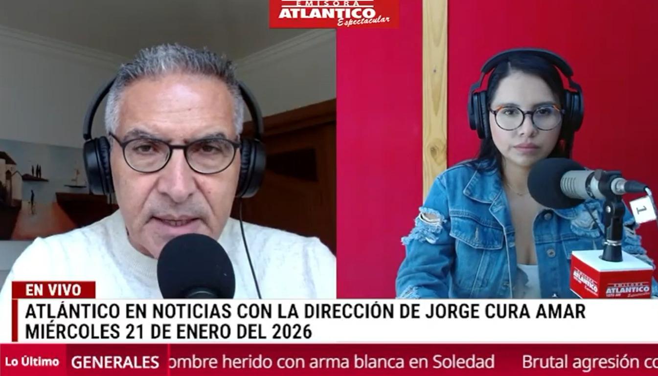 Transmisión de Atlántico en Noticias.