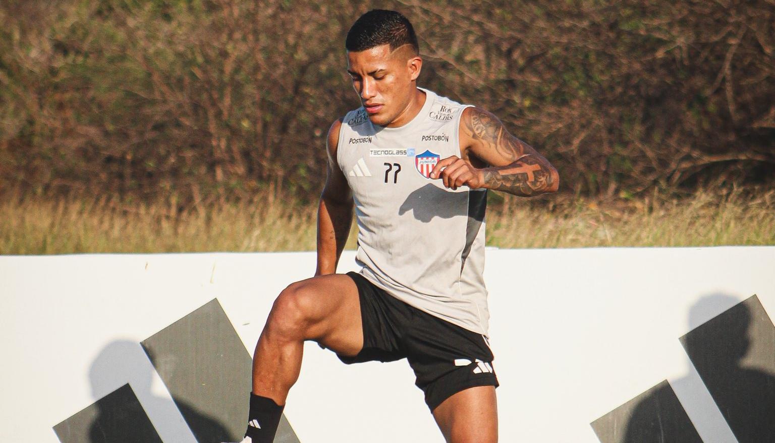 Cristian Barrios llegó al Junior procedente del América de Cali.