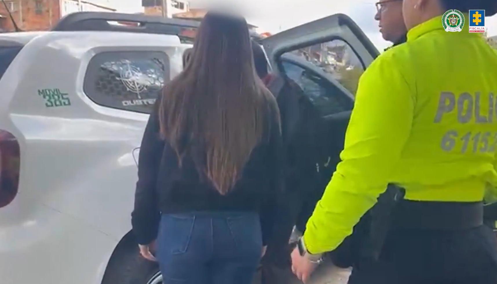 Policía Nacional durante las capturas. 