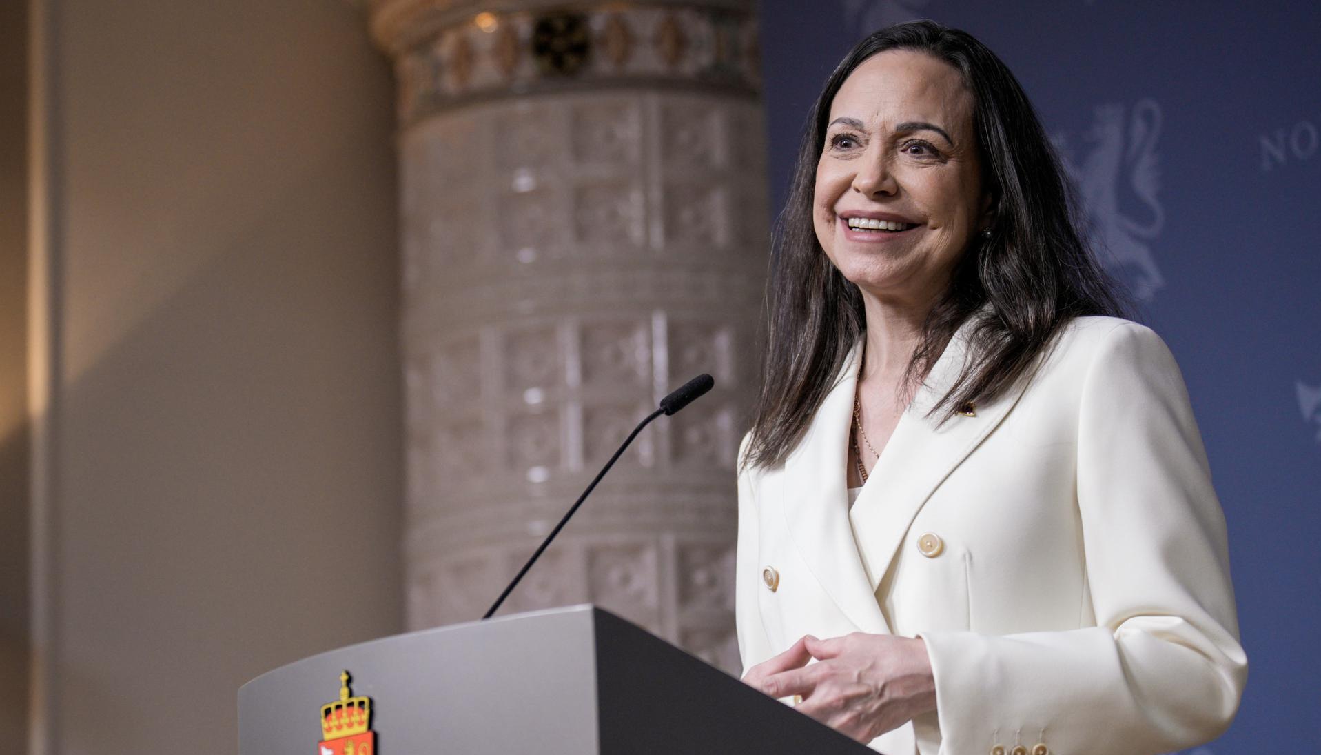 La líder opositora María Corina Machado.