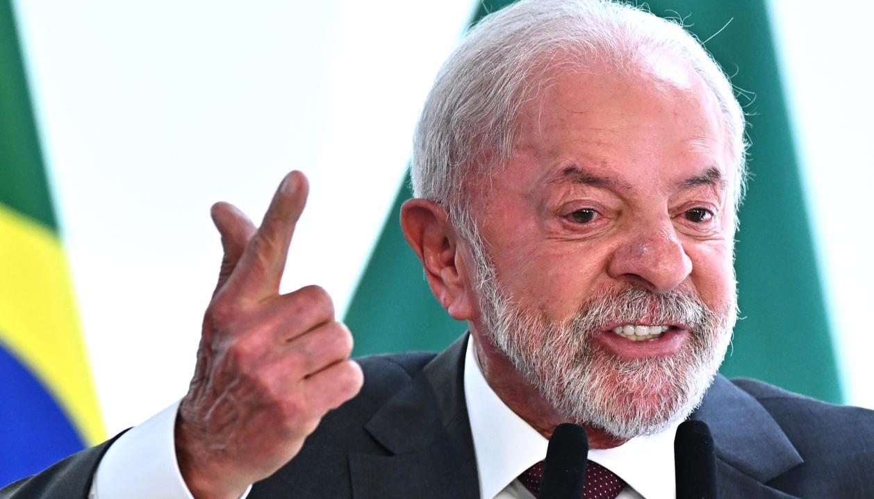 Luiz Inácio Lula da Silva, presidente de Brasil. 